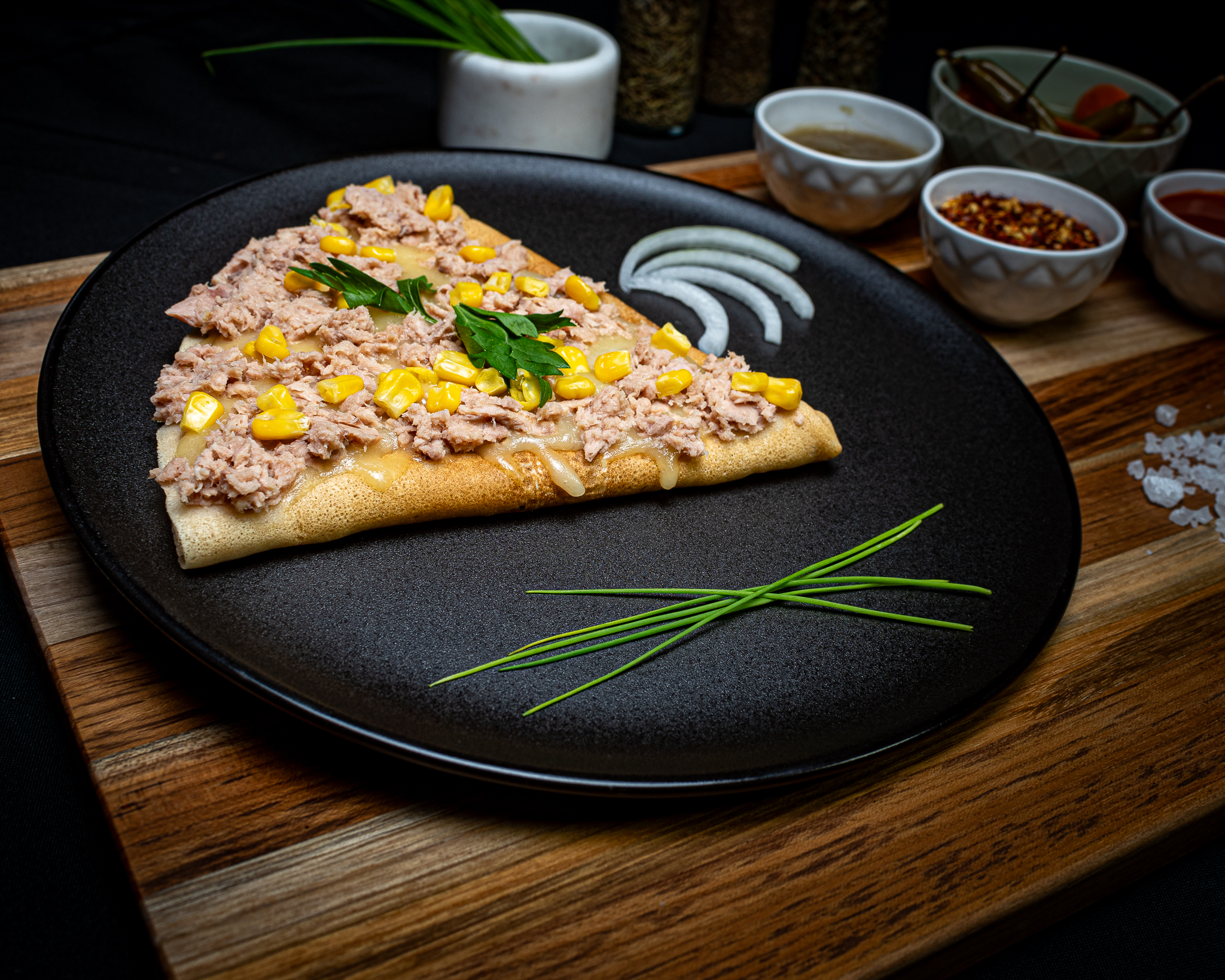 Crepa de Atún y Queso Monterrey