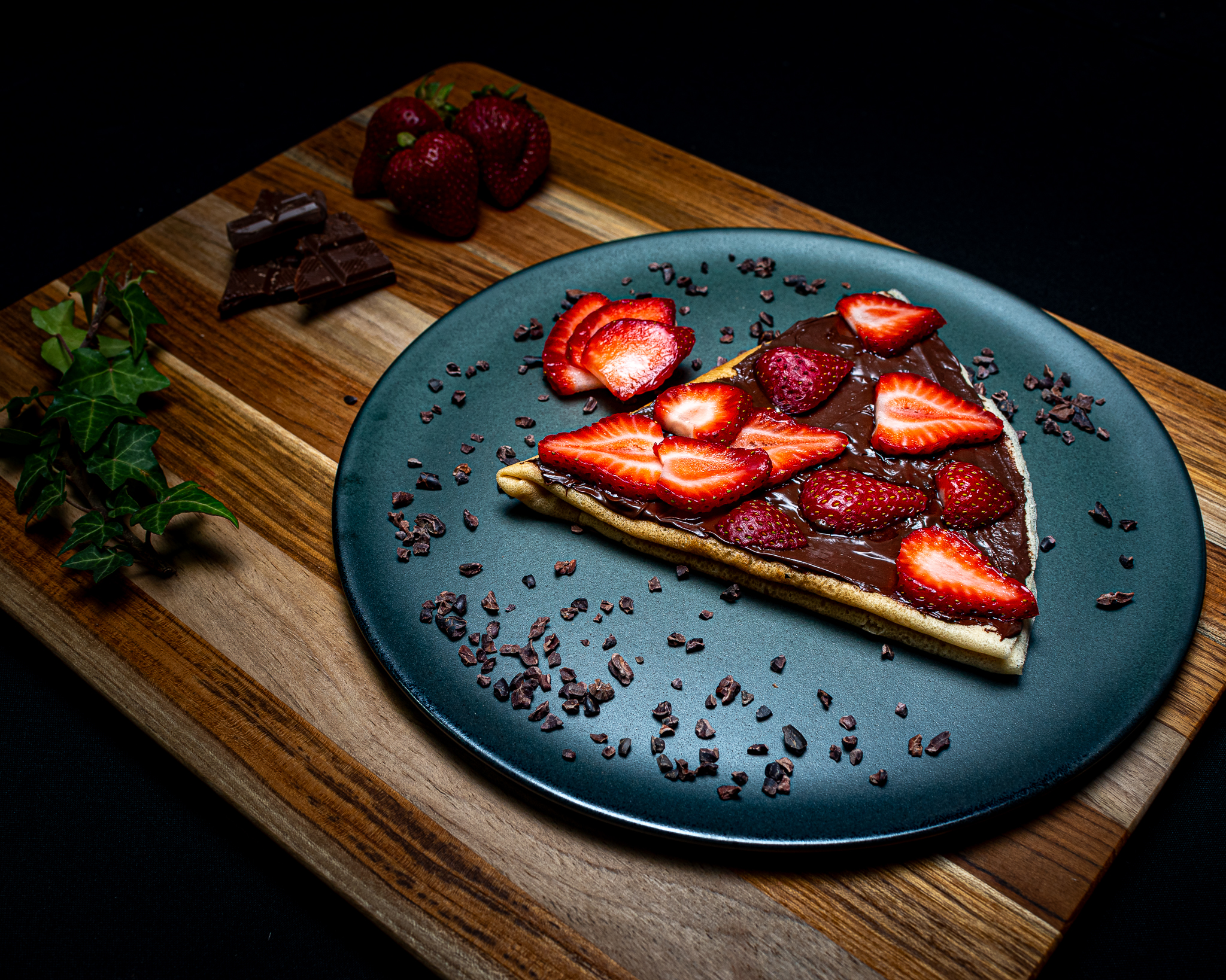 Crepa de Nutella con Fresas