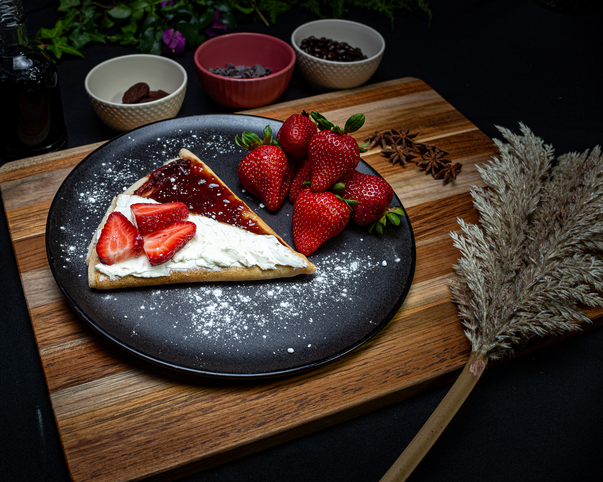 Crepa de Fresas con Lechera